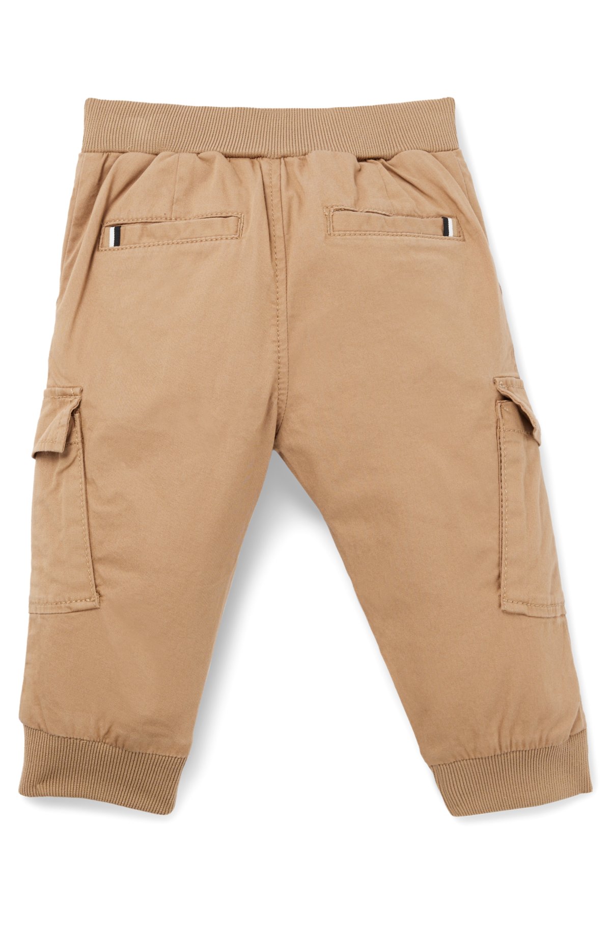 BOSS - Kids' cargo trousers in stretch cotton
