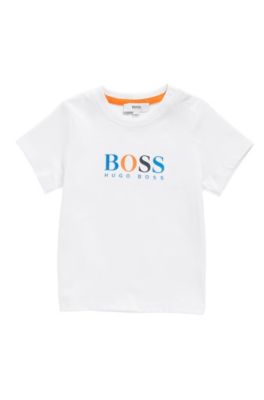 Kids' cotton T-shirt with rubberised 
