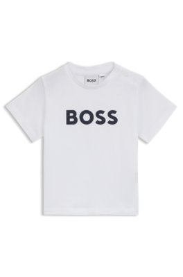 T-shirt en coton à logo imprimé pour enfant