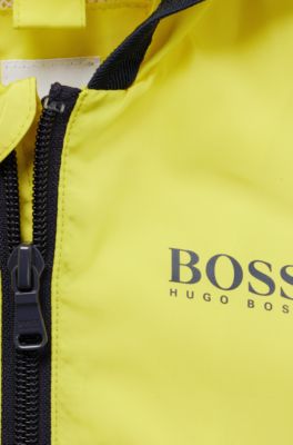 BOSS - Kids' hooded windbreaker jacket 