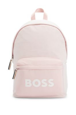 BOSS Sac dos logo pour enfant en toile et mesh