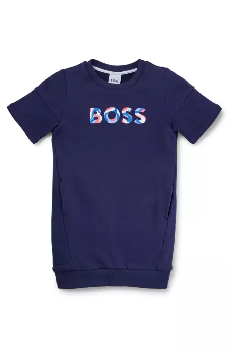 Robe t-shirt en molleton pour enfant, avec logo 3D