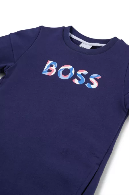 Robe t-shirt en molleton pour enfant, avec logo 3D