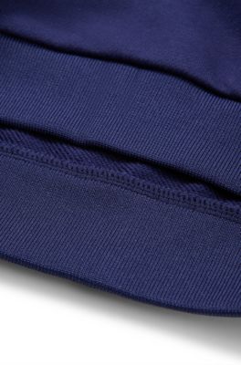 Kids' T-shirt dress in French terry with 3D logo, Dark Blue