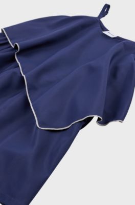 Kids' layered dress with adjustable straps, Dark Blue