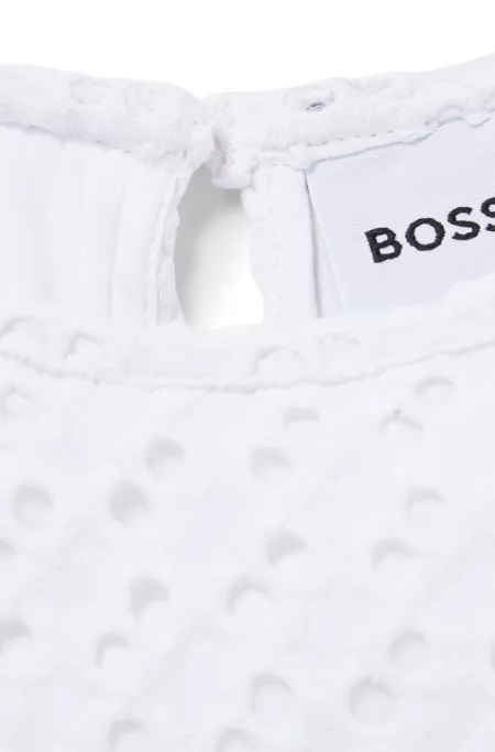 Robe à manches longues pour enfant avec monogrammes