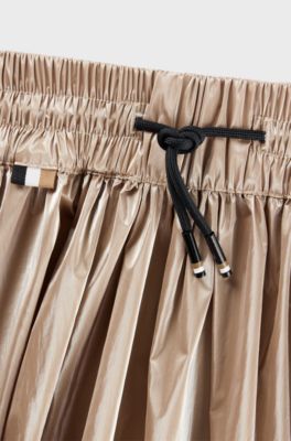 Kids' skater skirt with drawstring waist, Gold
