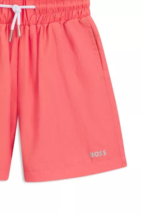 Short pour enfant à logo effet métallique