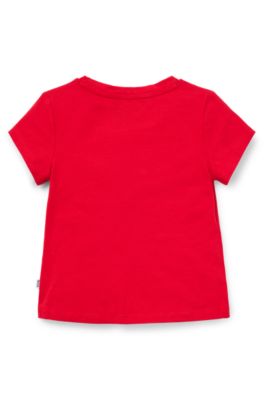 BOSS x Looney Tunes kids' T-shirt with Lola Bunny artwork, Red