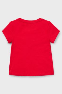 BOSS x Looney Tunes kids' T-shirt with Lola Bunny artwork, Red