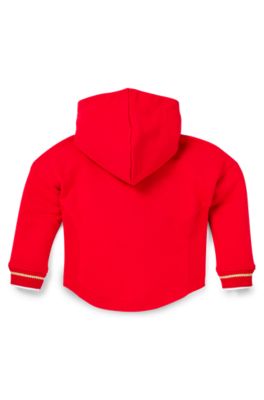 BOSS x Looney Tunes kids' hoodie with Lola Bunny artwork, Red