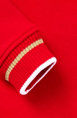 BOSS x Looney Tunes kids' hoodie with Lola Bunny artwork, Red