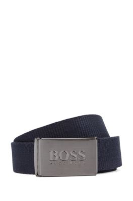 hugo boss woven belt