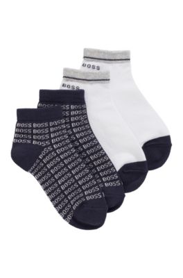 BOSS - Two-pack of kids' ankle socks 