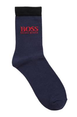 Lot de deux paires de chaussettes en coton mélangé pour enfant