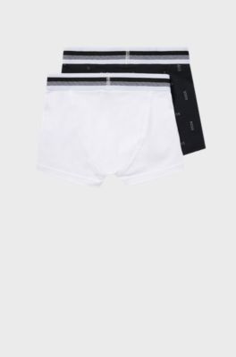 Gift-boxed two-pack of kids' boxer shorts, Black