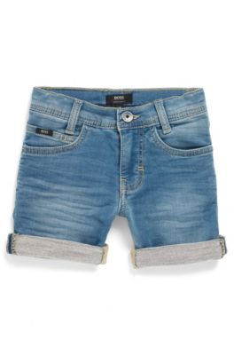 BOSS - Kids' regular-fit Bermuda shorts 
