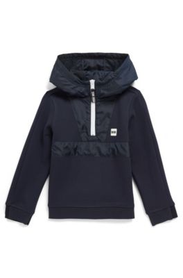 boss half zip sweatshirt