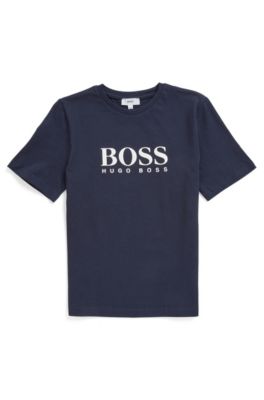 BOSS - キッズ ロゴTシャツ シングルジャージー コットン