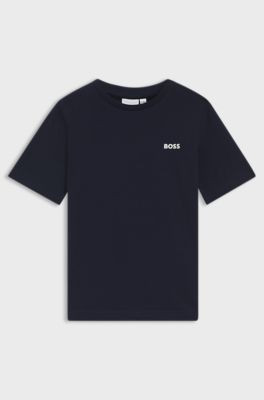 Kids' cotton T-shirt, Black