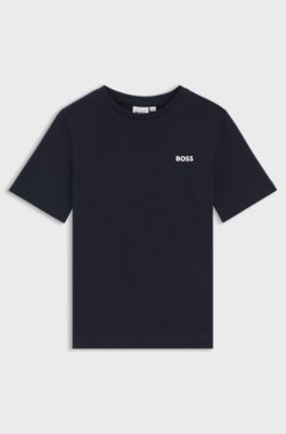 Kids' cotton T-shirt, Dark Blue
