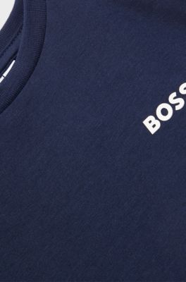 Kids' cotton T-shirt, Dark Blue
