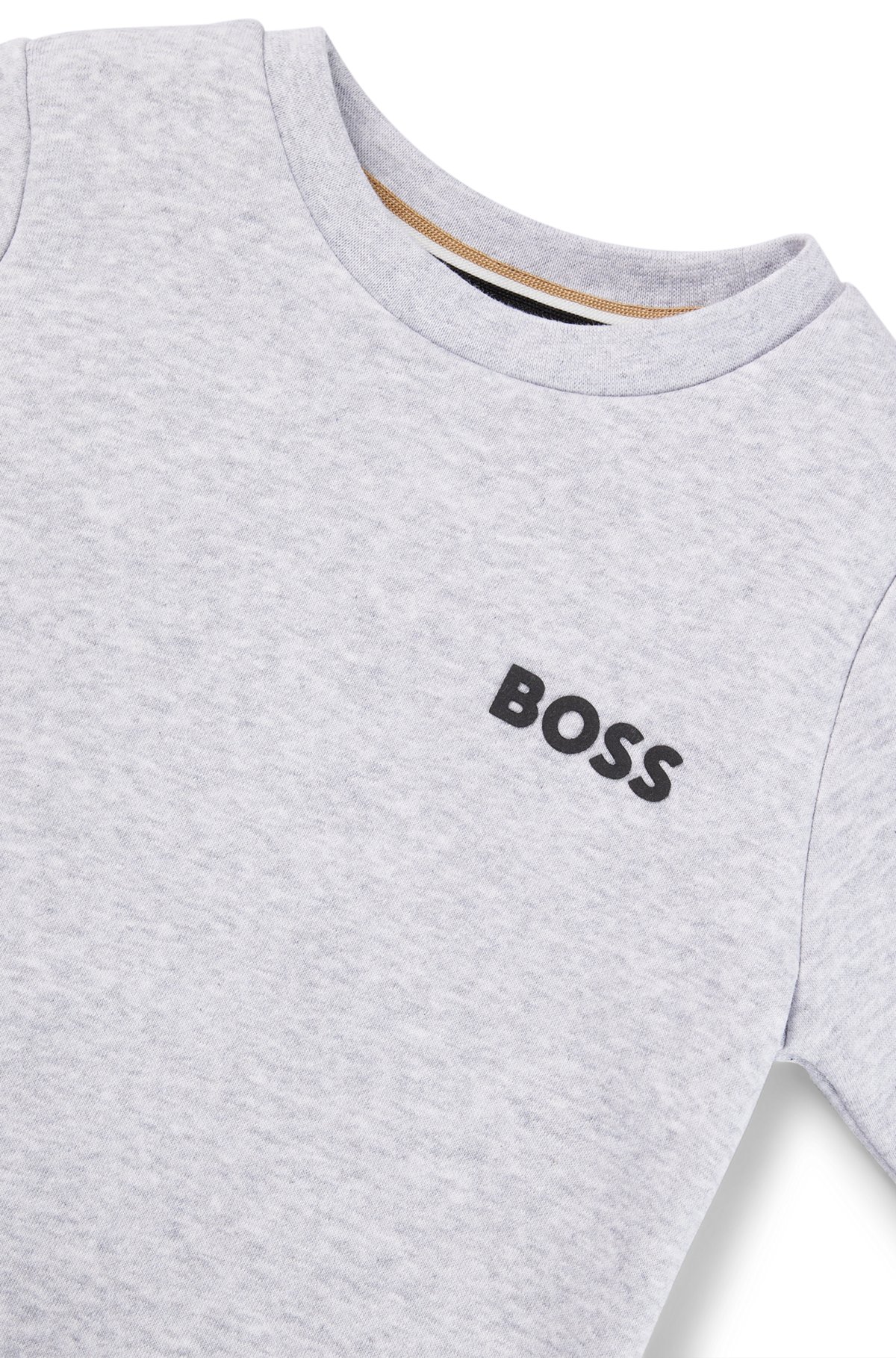 BOSS - キッズ コットンブレンド スウェットシャツ ロゴプリント