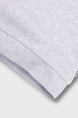 Kids' cotton-blend sweatshirt with logo print, Light Grey