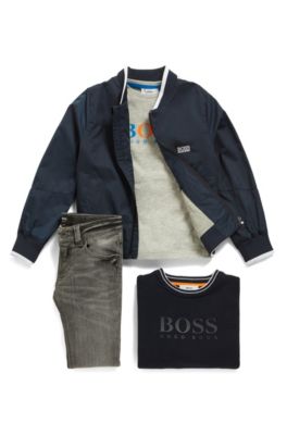 Kindermode Fur Jungen Stehkragen Hugo Boss