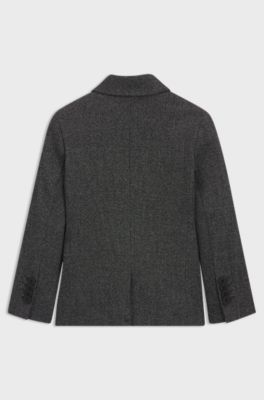 Kids' suit jacket in stretch fabric, Dark Grey