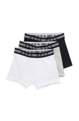 BOSS - Three-pack of kids' boxer shorts 