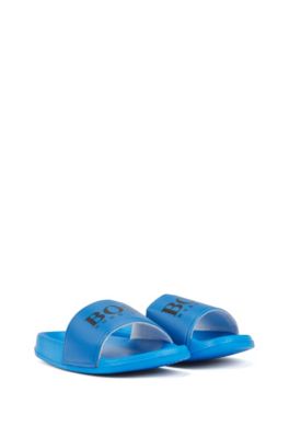 BOSS - Kids' slides with contrast-logo 