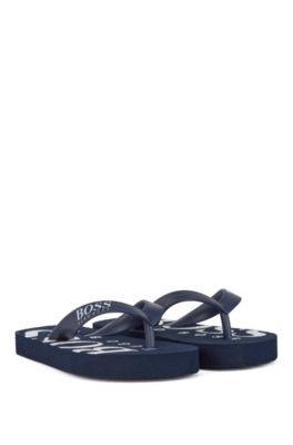 womens hugo boss flip flops