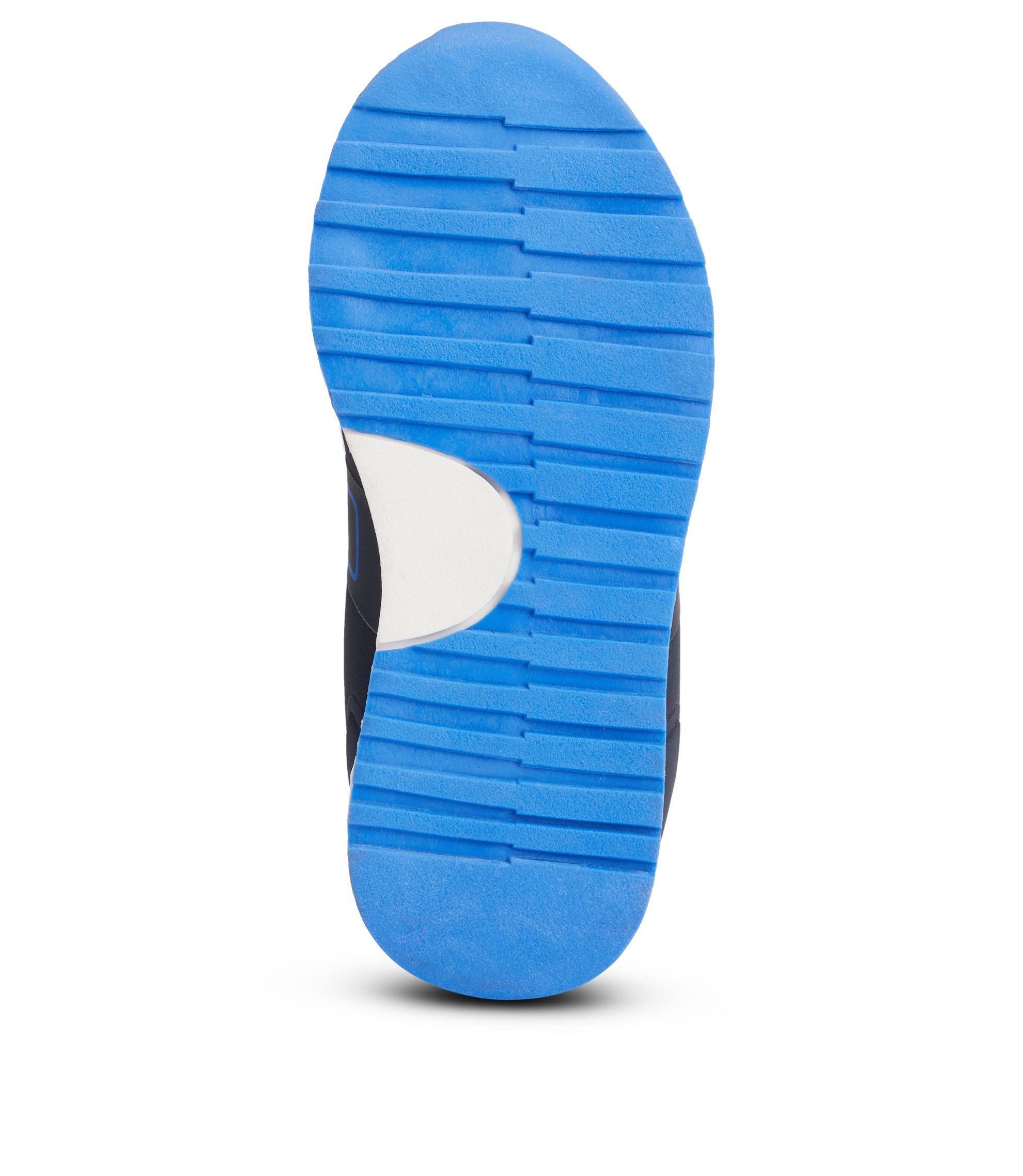 BOSS - Kids' lace-up trainers with logo details - Dark Blue