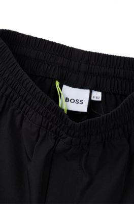 BOSS x Matteo Berrettini キッズ ショートパンツ シグネチャーストライプ, ブラック