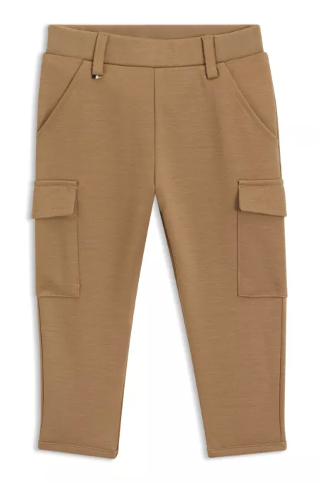 Pantalon cargo en piqué stretch pour enfant