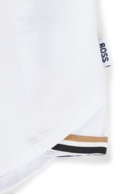 キッズ レギュラーフィットシャツ コットンオックスフォード, ホワイト