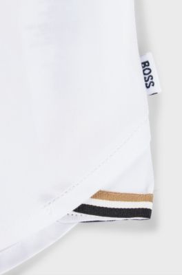 Kids' regular-fit shirt in Oxford cotton, White
