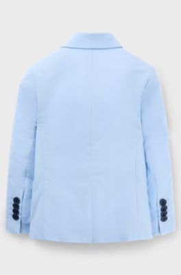 Kids' suit jacket in stretch fabric, Light Blue
