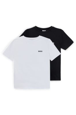 BOSS Two pack of kids T shirts with logo print