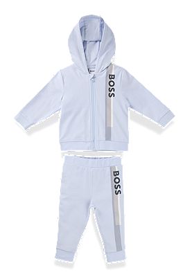 BOSS Gift boxed three piece tracksuit for babies