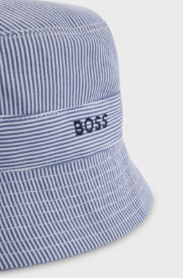 Gift-boxed playsuit and bucket hat for babies, Patterned