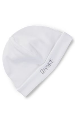 Gift-boxed sleepsuit and hat set for babies, White