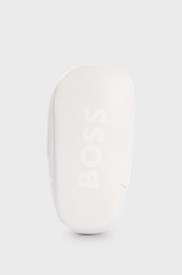 Gift-boxed leather shoes for babies, White