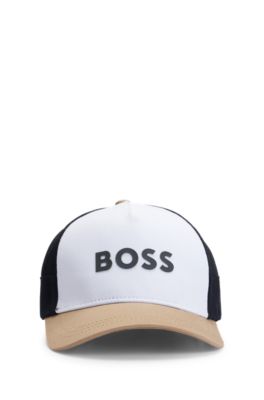 HUGO KIDS logo-print cotton cap - White