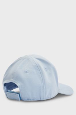 Kids' denim cap with logo print, Light Blue