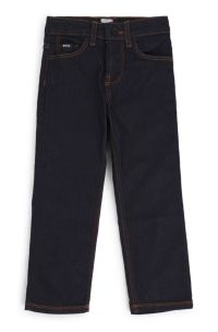 Regular-Fit Kids-Jeans mit Double-B-Monogramm auf der Niete, Dunkelblau