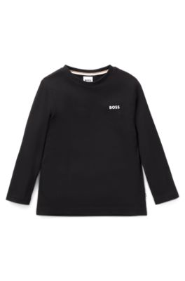 KEN0515 BOSS ブラック トレーナー ロゴ入り KEN0515 BOSS ブラック トレーナー ロゴ入り BOSS - Interlock