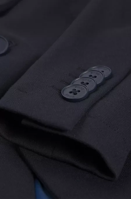 Veste de costume en tissu stretch avec doublure imprimée pour enfant