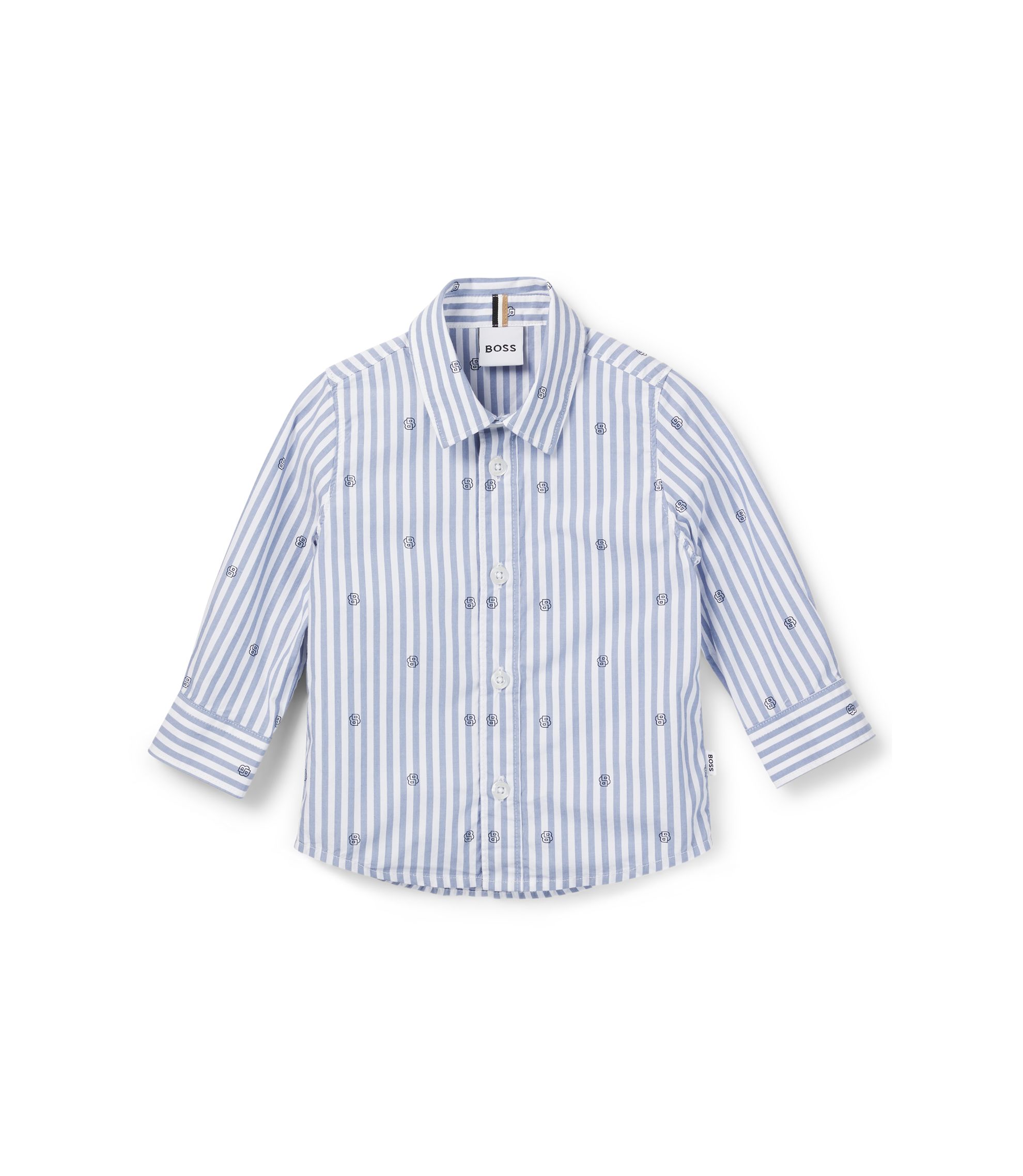 HUGO BOSS マルチストライプ/コットンシャツ HUGO BOSS マルチストライプ/コットンシャツ